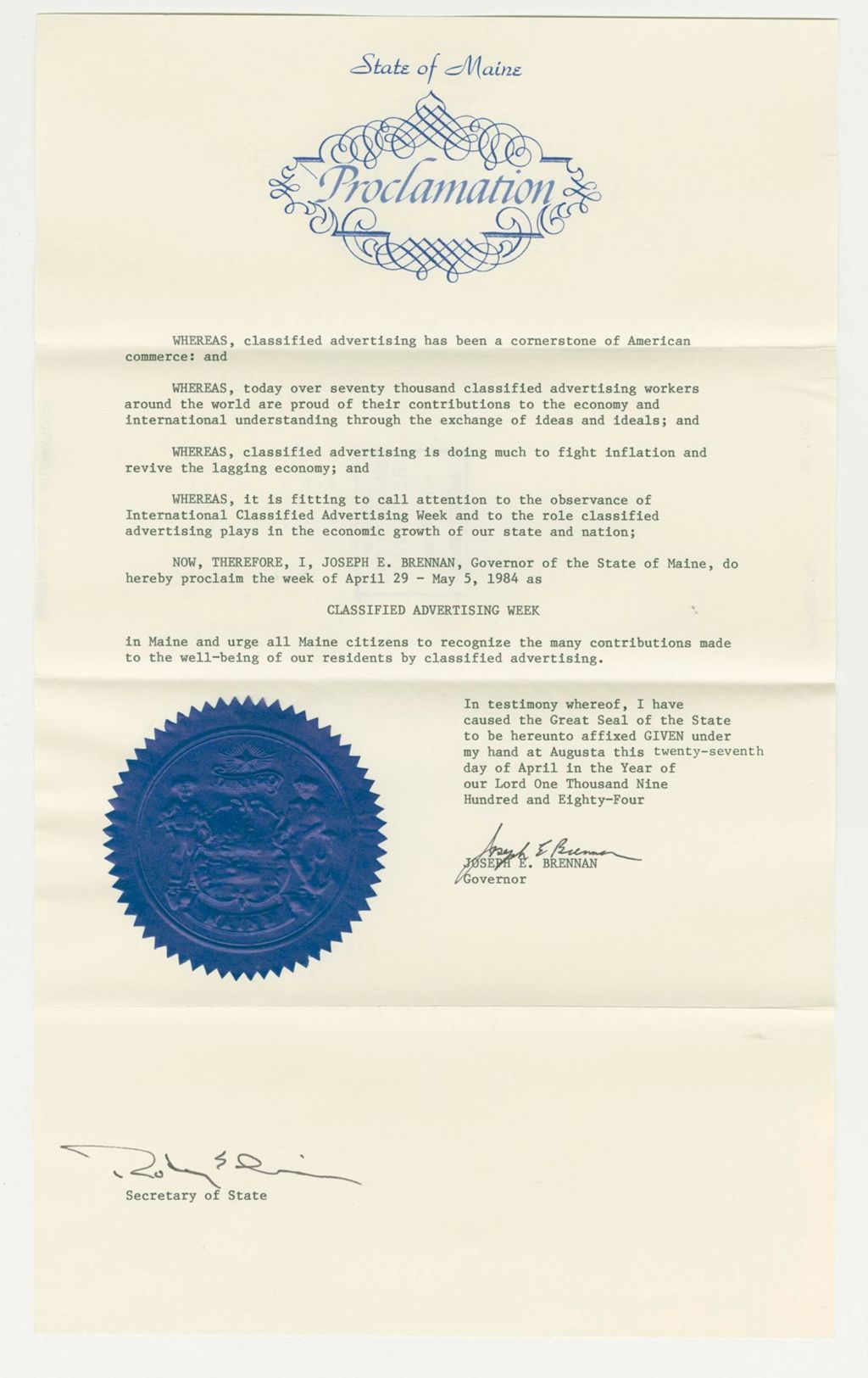 Miniature of Classified Advertising Week