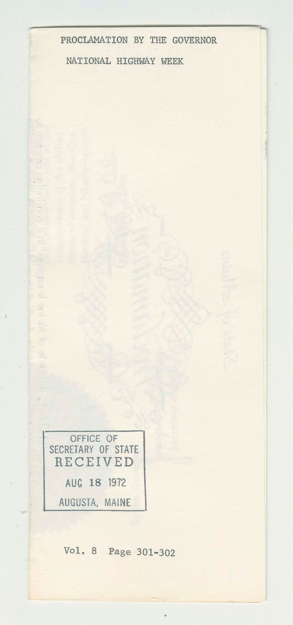 Miniature of National Highway Week