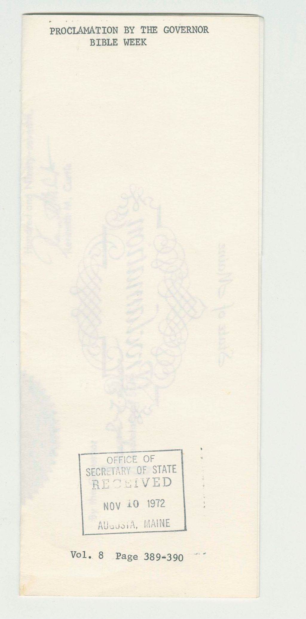 Miniature of Bible Week