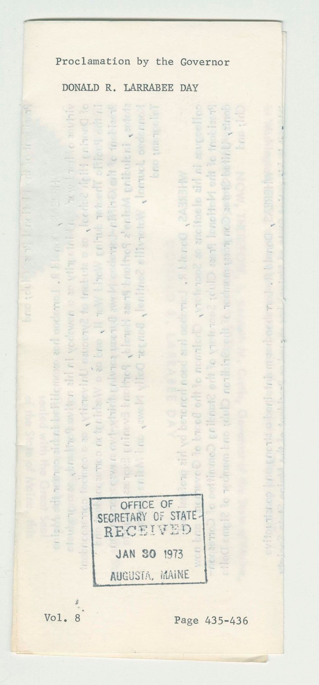 Miniature of Donald R. Larrabee Day