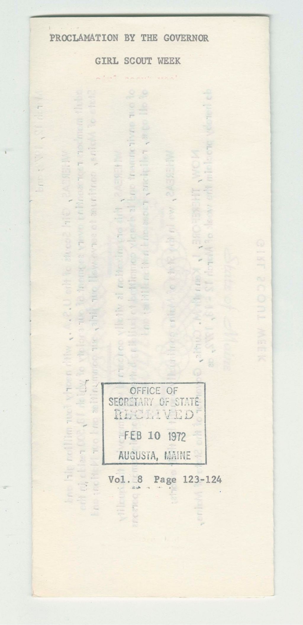 Miniature of Girl Scout Week