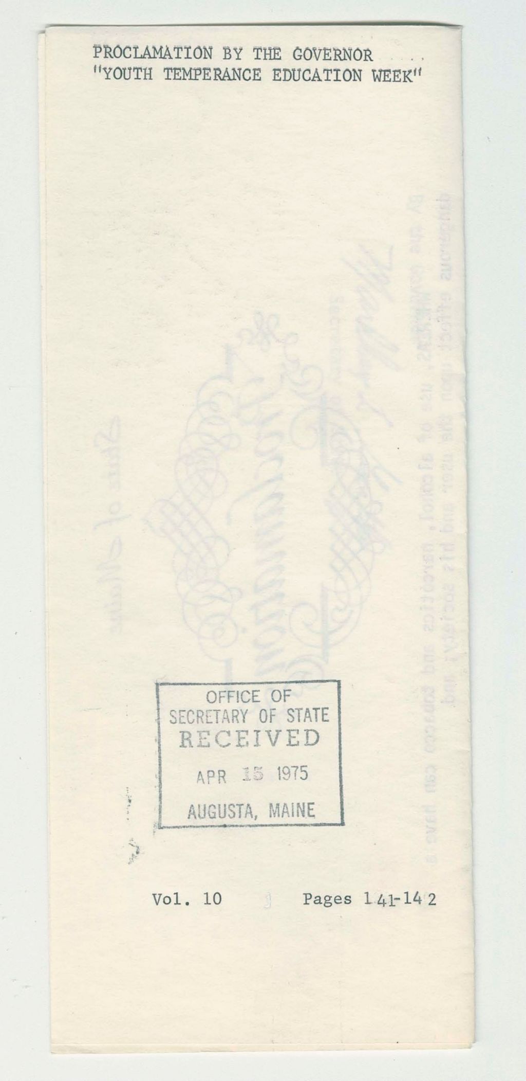 Miniature of Youth Temperance Education Week