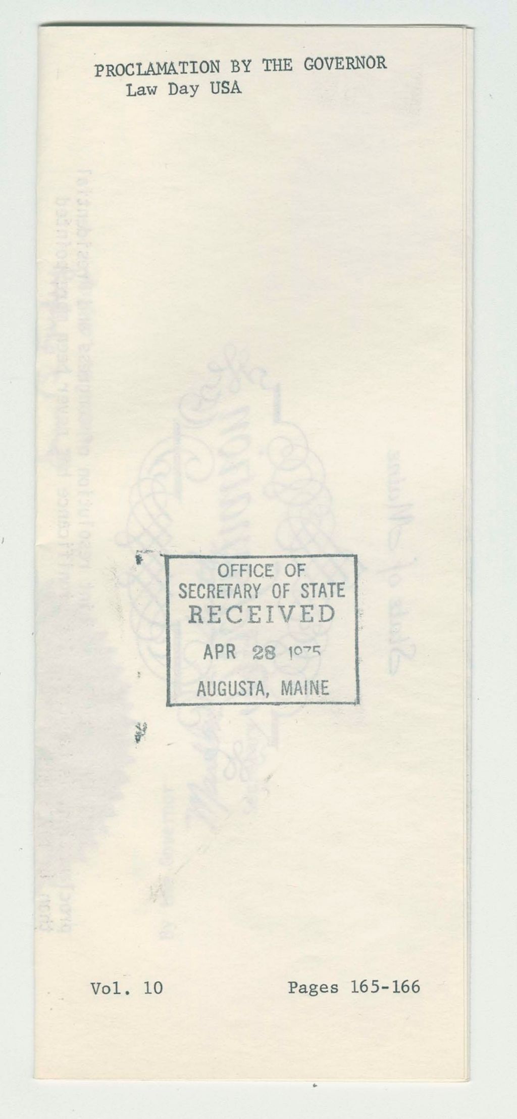 Miniature of Law Day USA