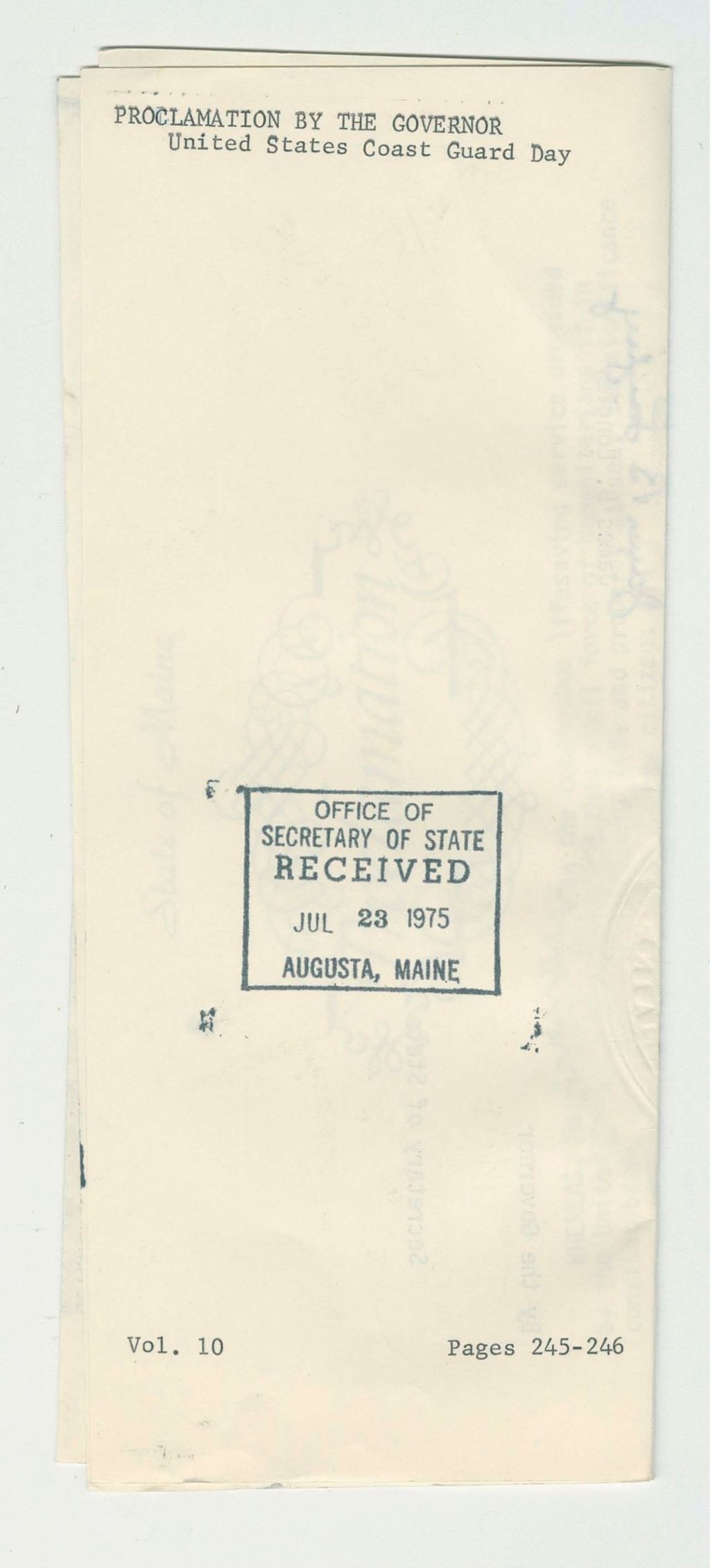 Miniature of United States Coast Guard Day