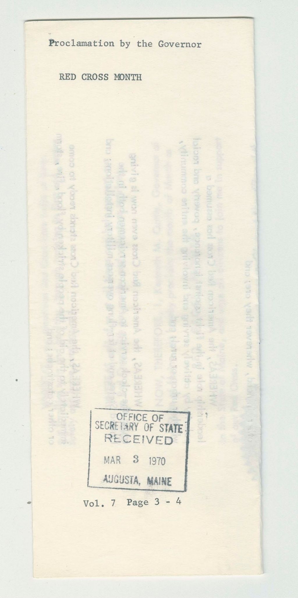 Miniature of Red Cross Month
