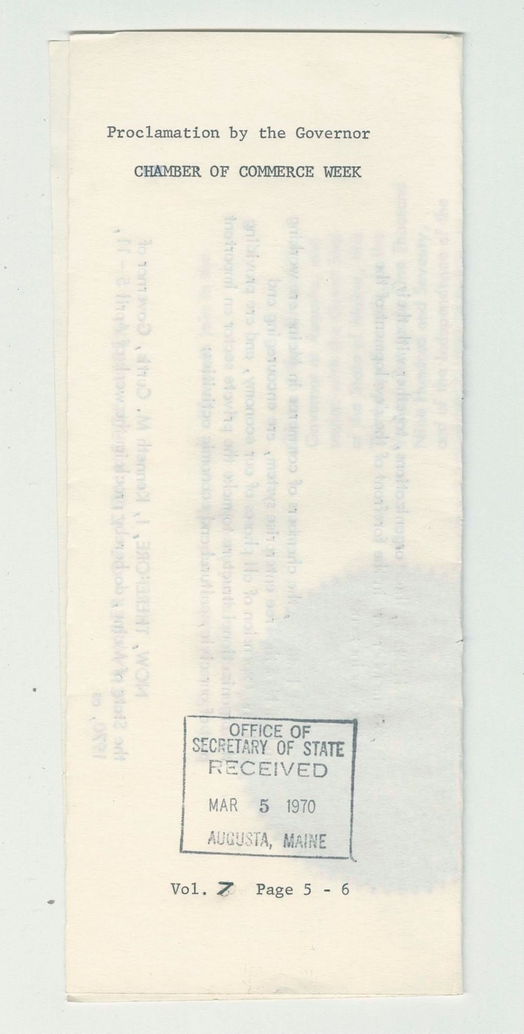Miniature of Chamber of Commerce Week