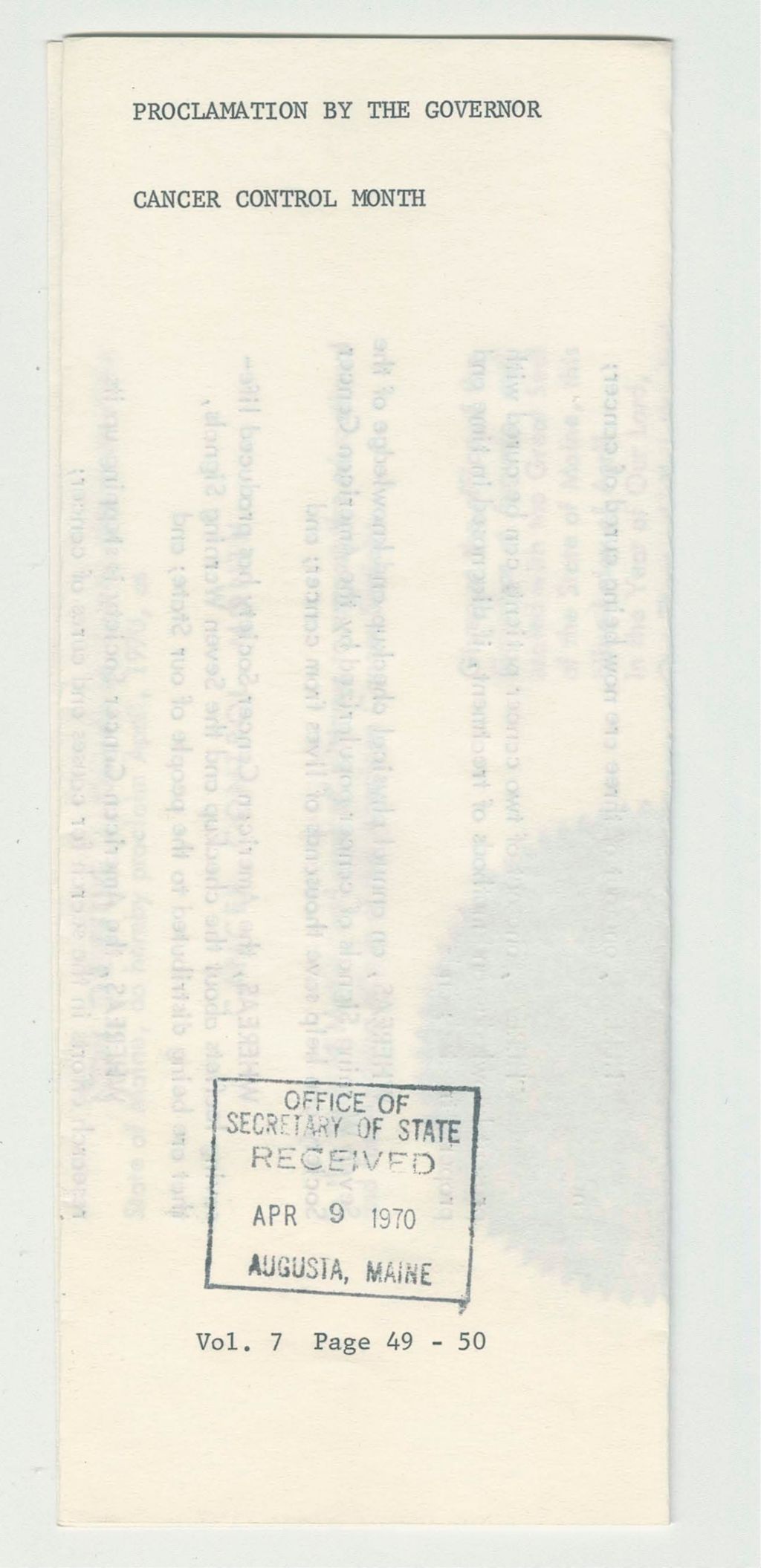 Miniature of Cancer Control Month