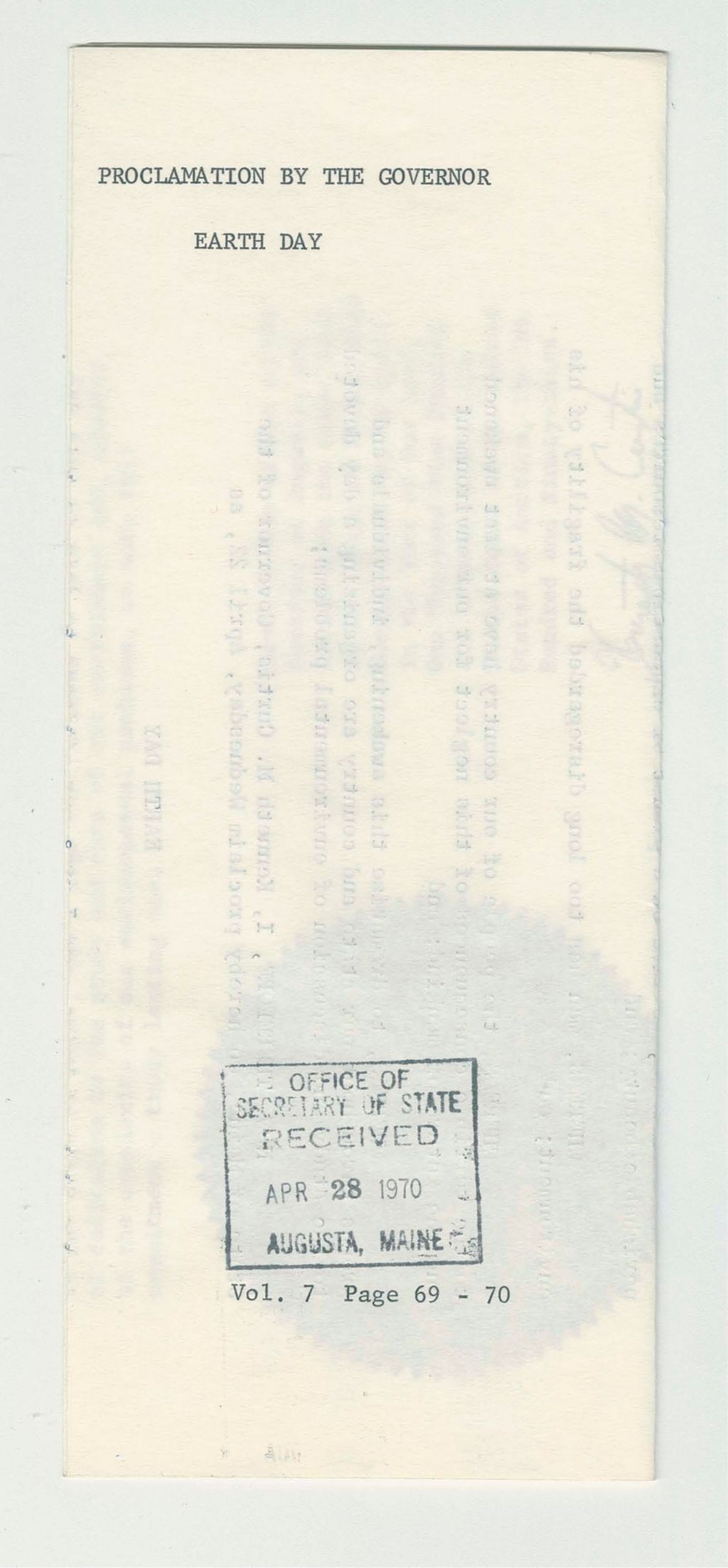Miniature of Earth Day
