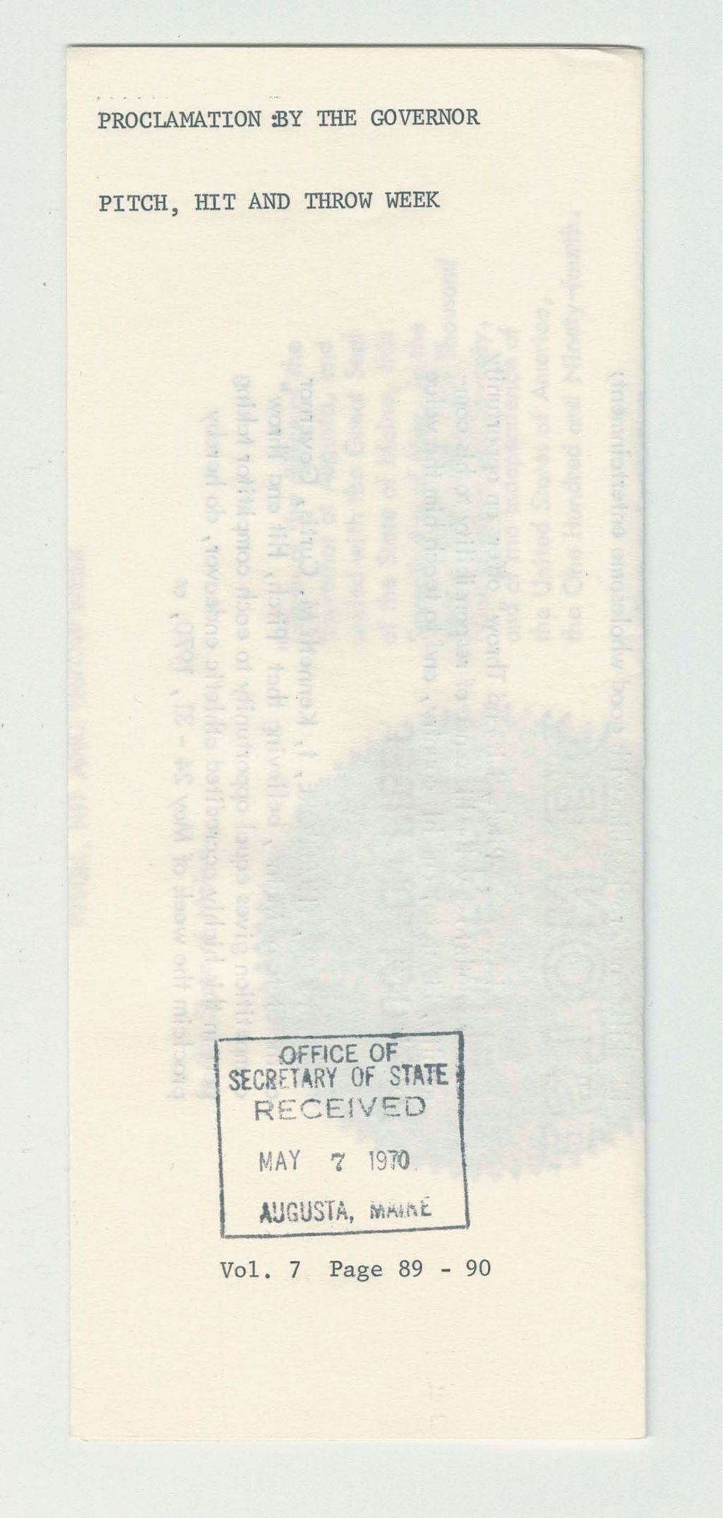 Miniature of Pitch. Hit, and Throw Week