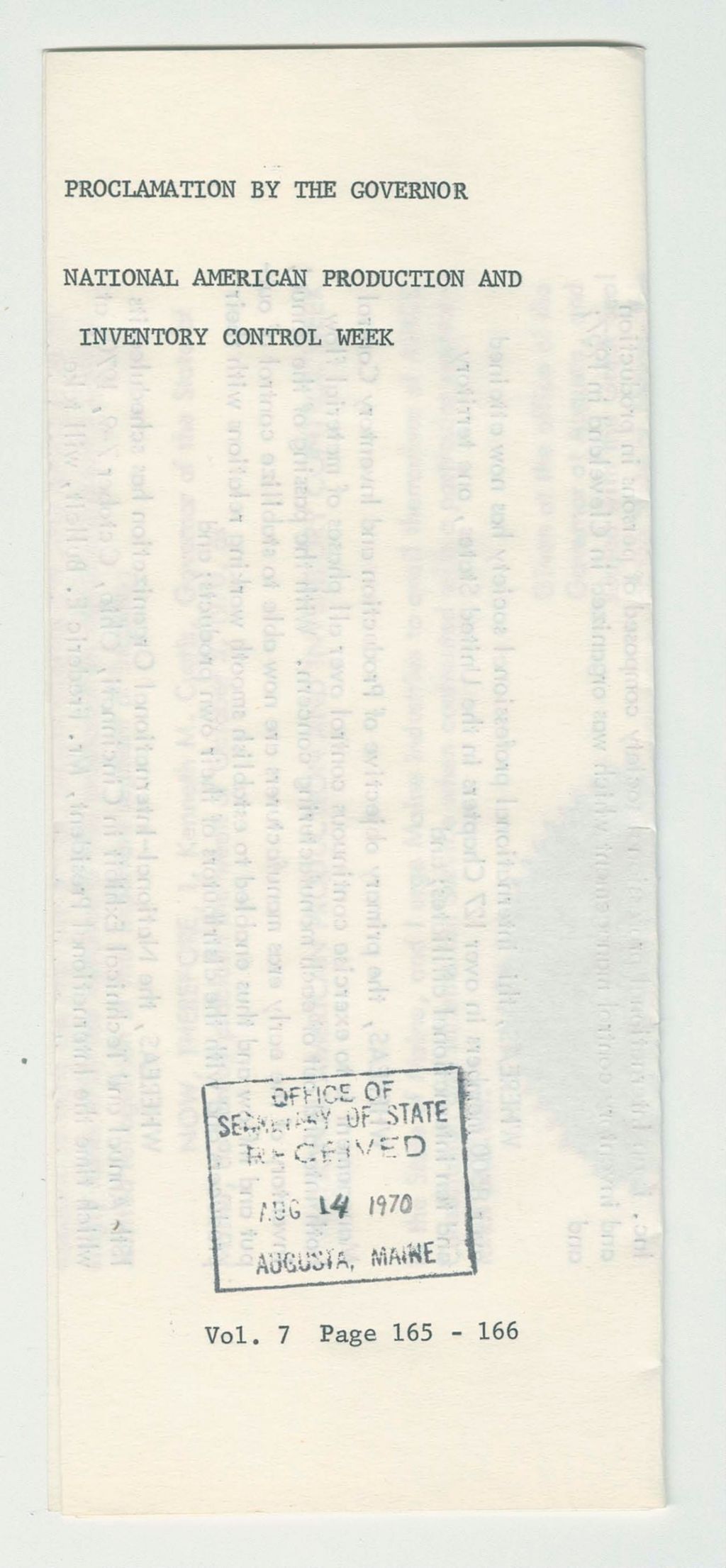 Miniature of National American Production and Inventory Control Week