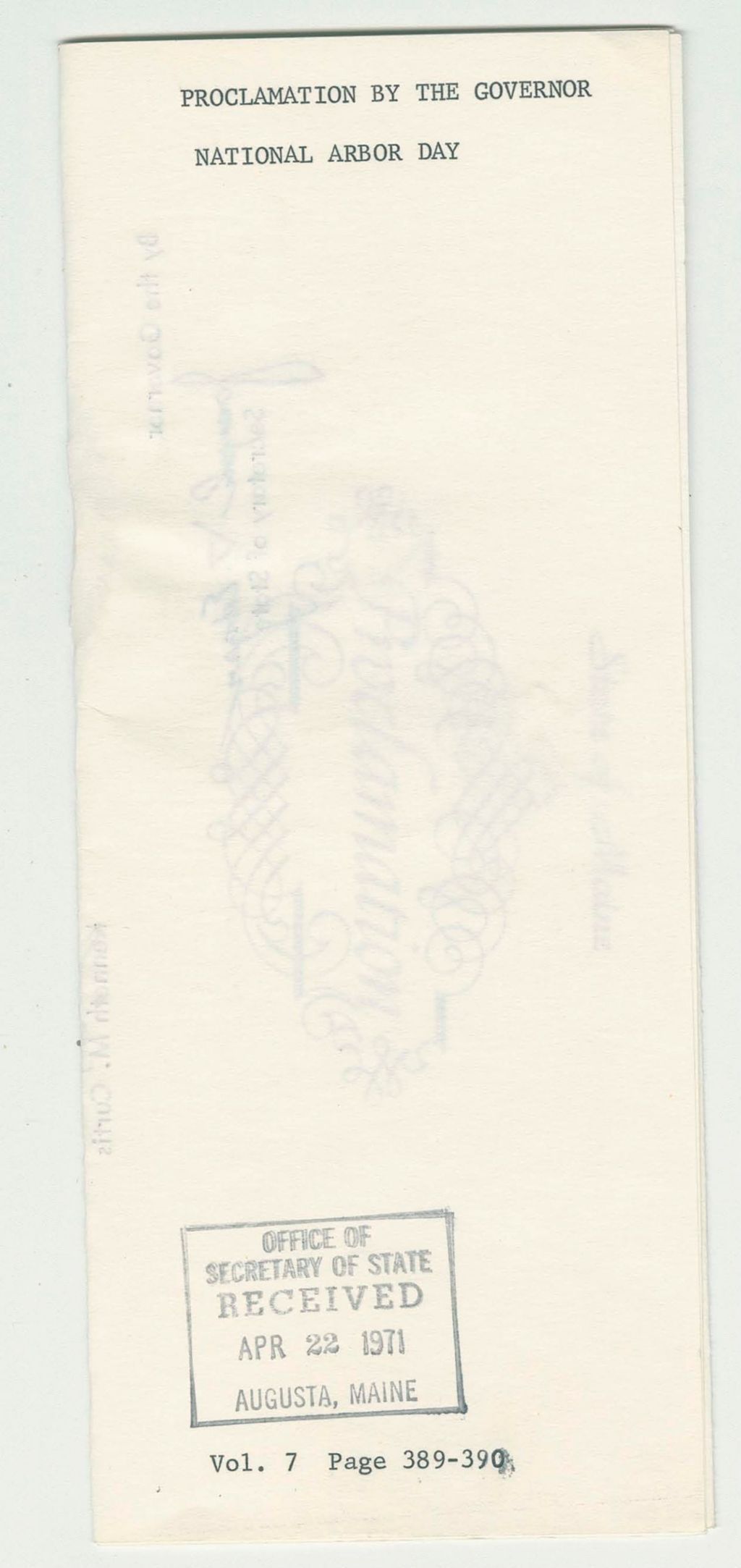 Miniature of National Arbor Day