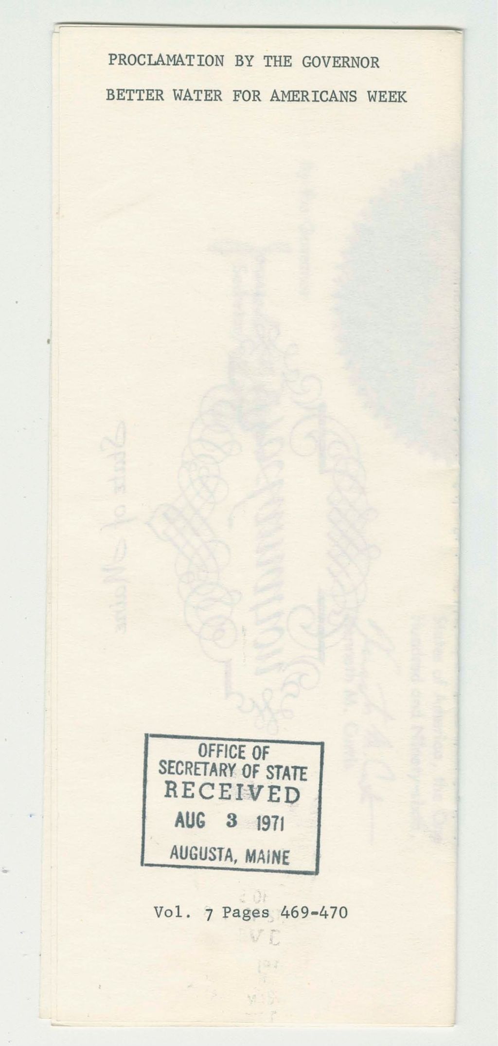 Miniature of Better Water for Americans Week
