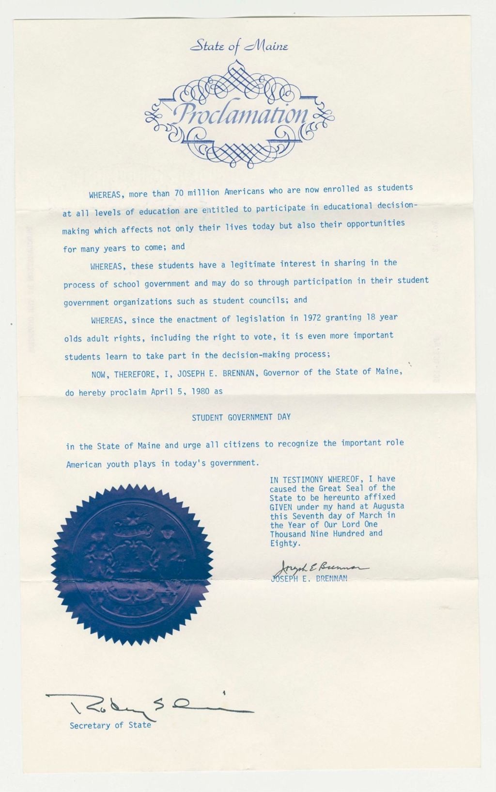 Miniature of Student Government Day