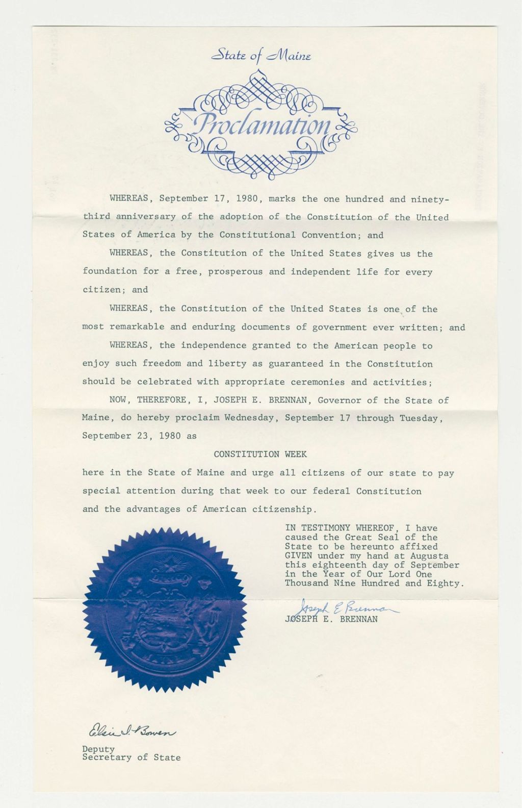 Miniature of Constitution Week