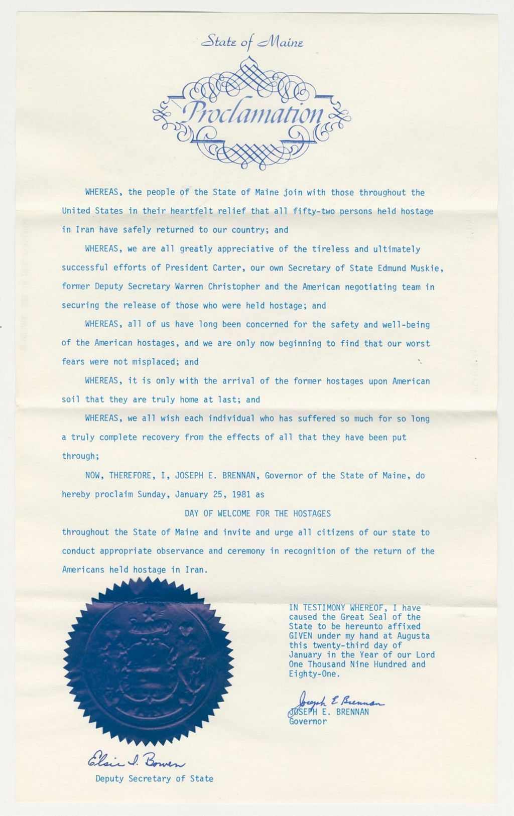 Miniature of Day of Welcome for the Hostages