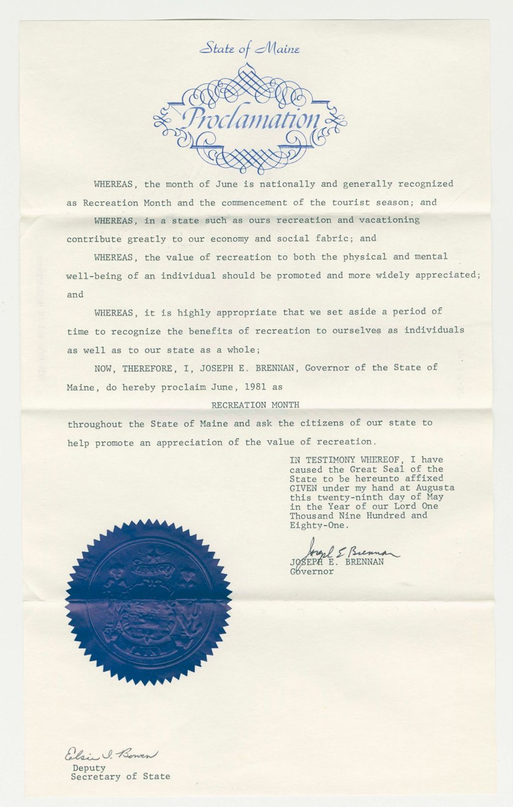 Miniature of Recreation Month