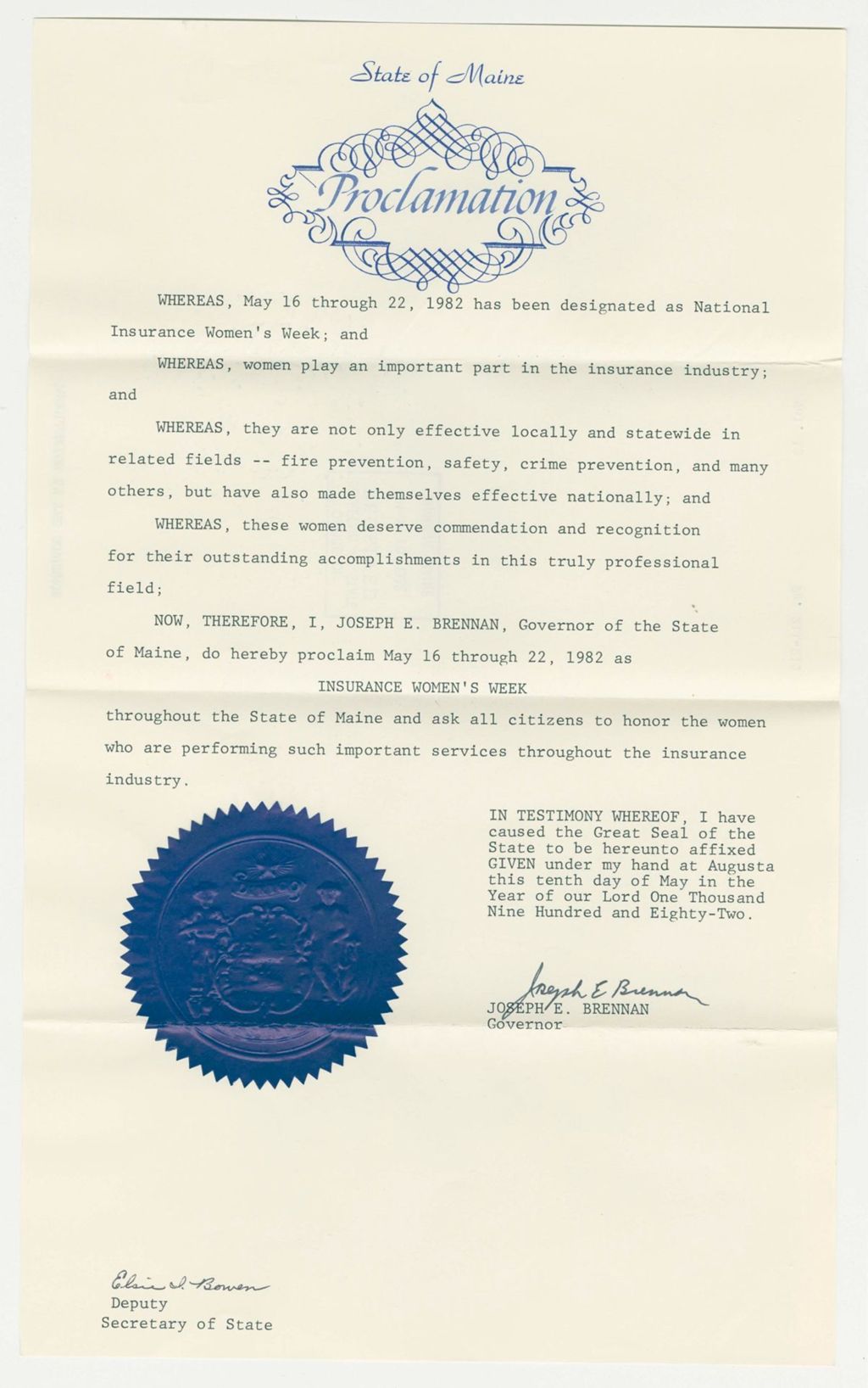 Miniature of Insurance Women's Week