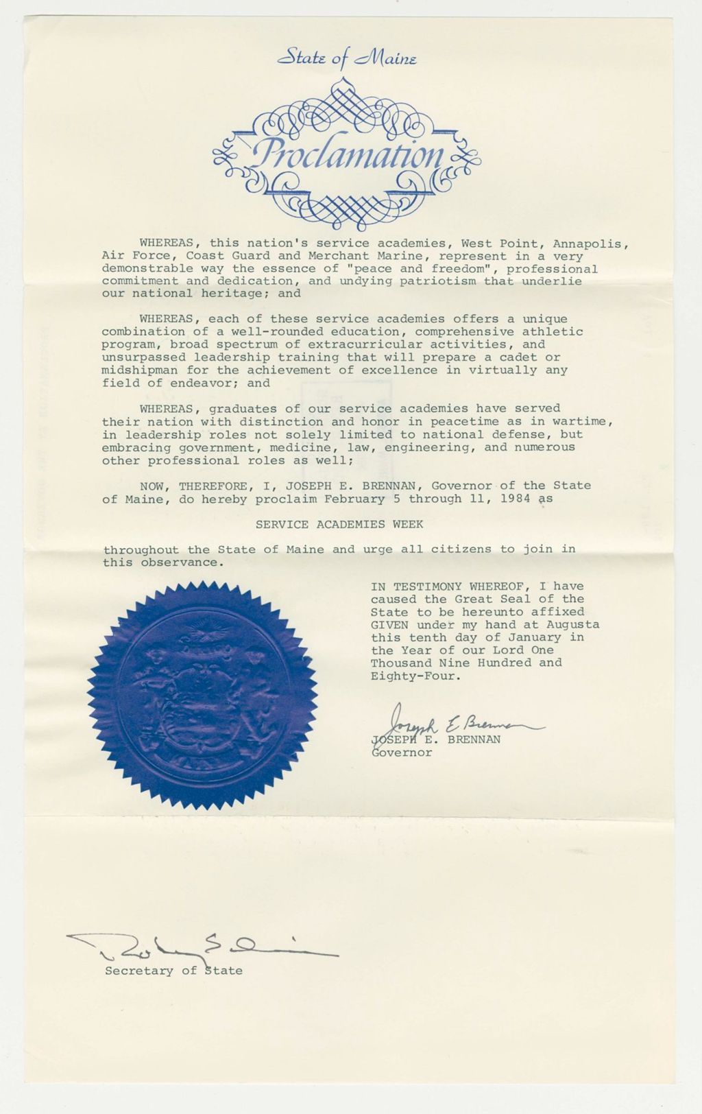 Miniature of Service Academies Week
