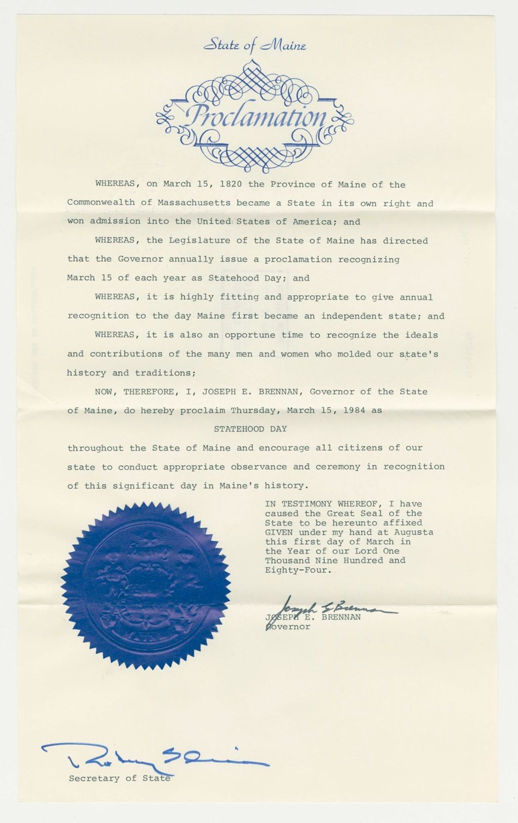 Miniature of Statehood Day