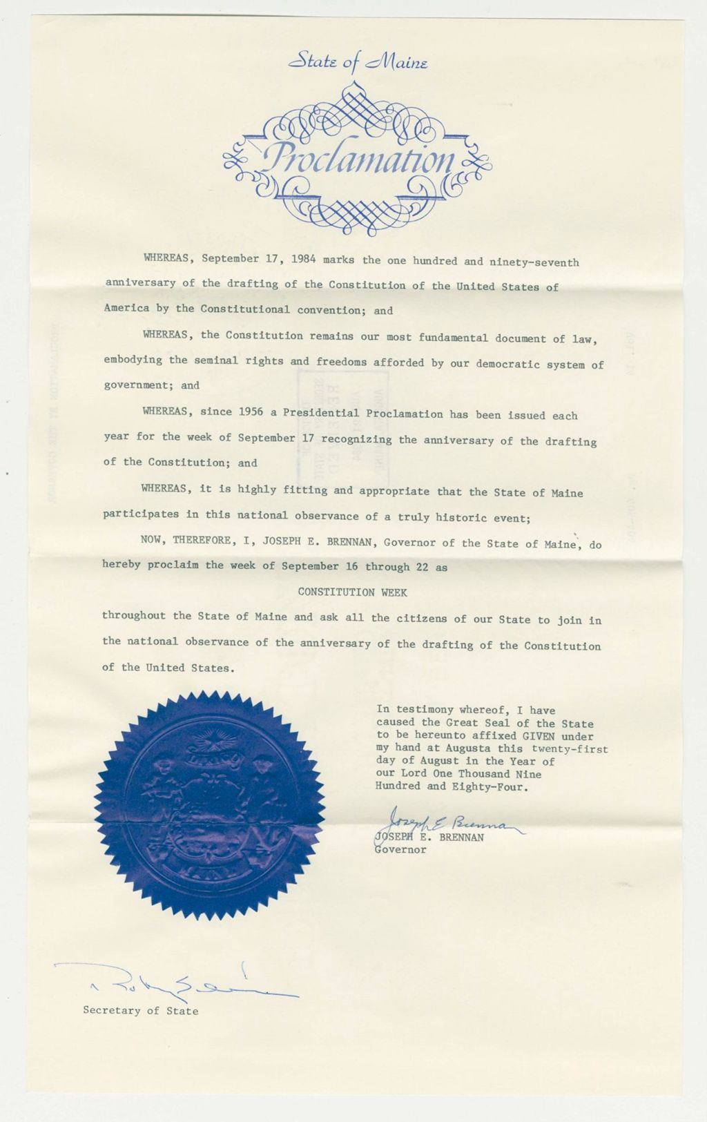 Miniature of Constitution Week