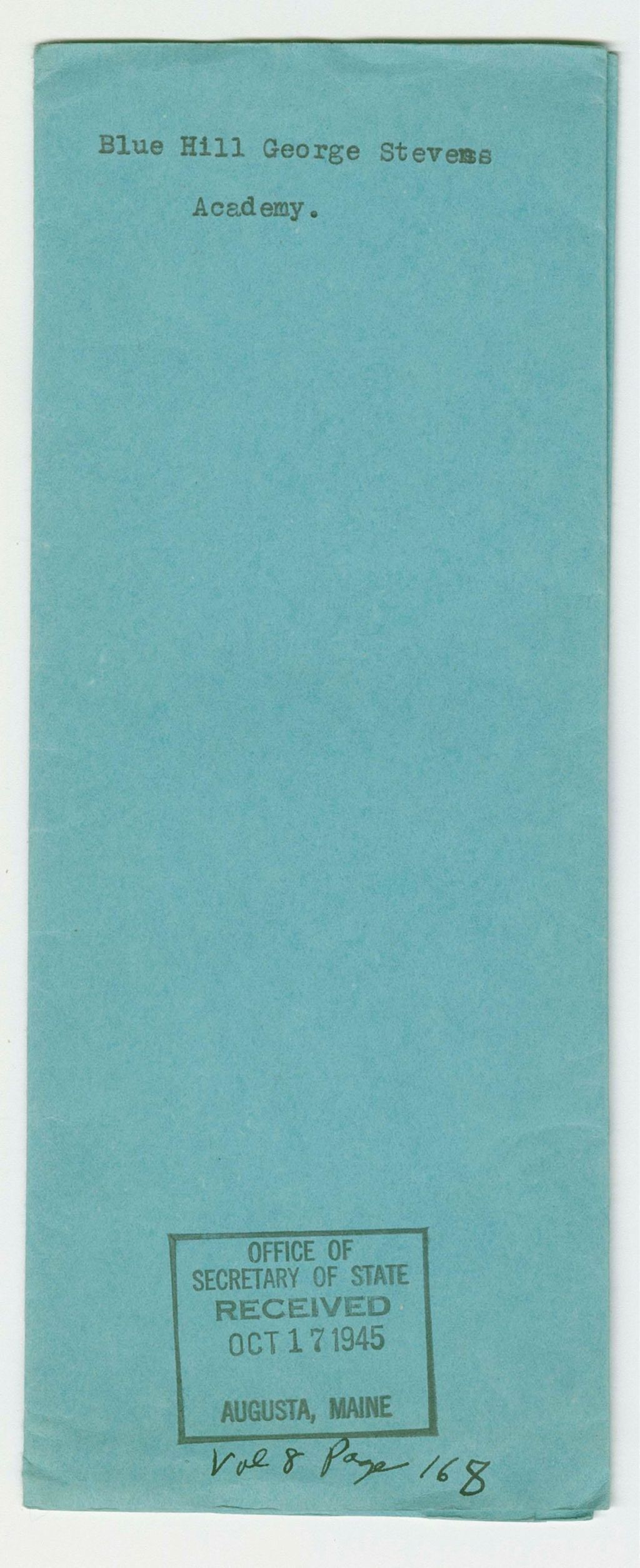 Miniature of Blue Hill George Stevens Academy