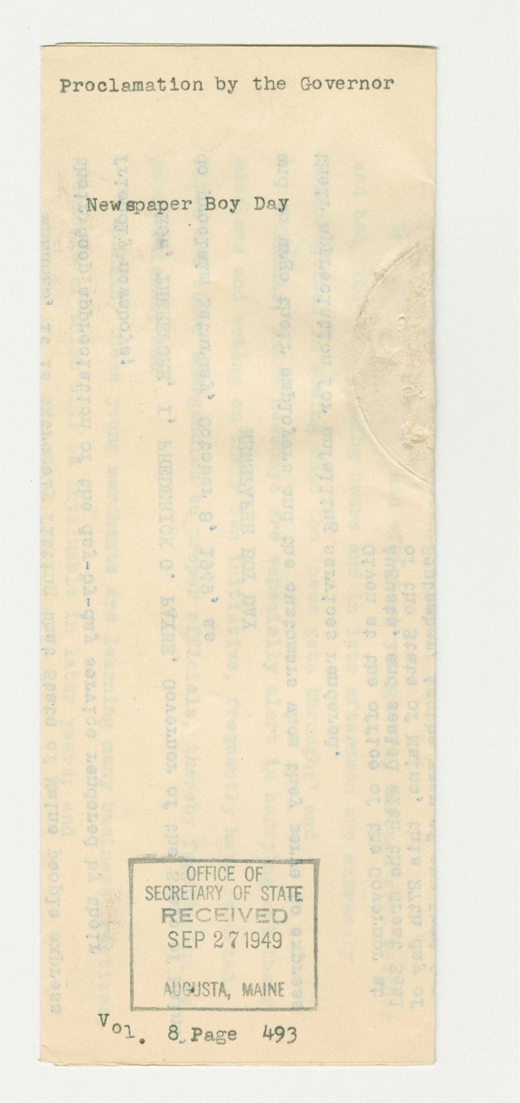 Miniature of Newspaper Boy Day