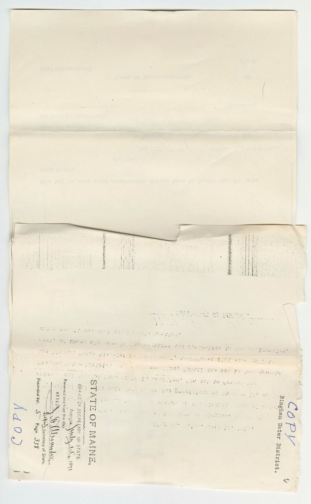 Miniature of Bingham Water District State Report