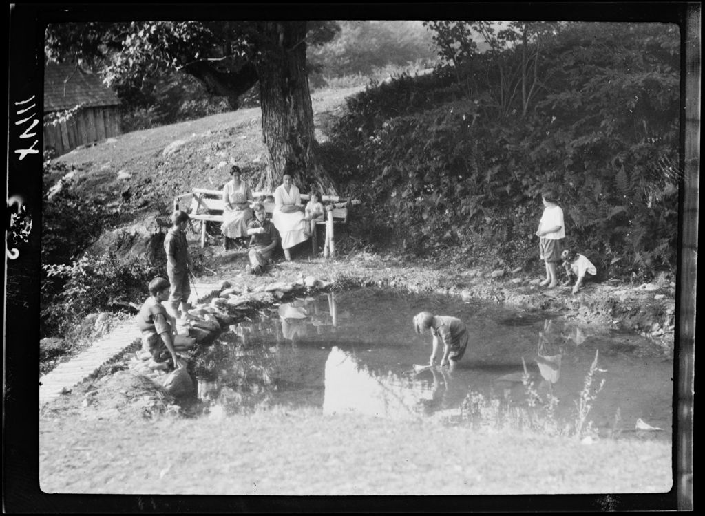 Miniature of Water- Playing Near Pool At Camp Cornidell