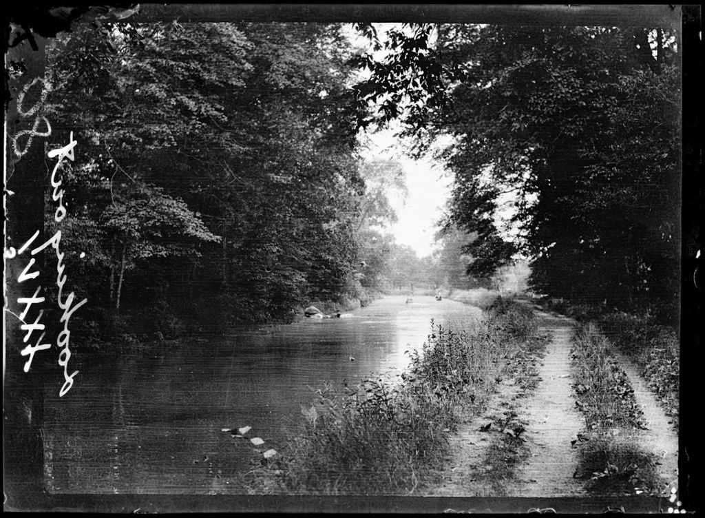 Miniature of Water- Looking Down Canal Straight View