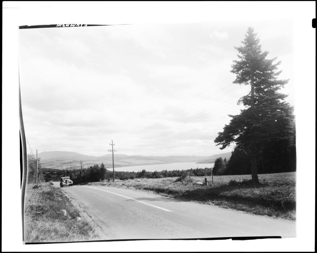 Miniature of Tarred Road With View Of Lake And Mountains