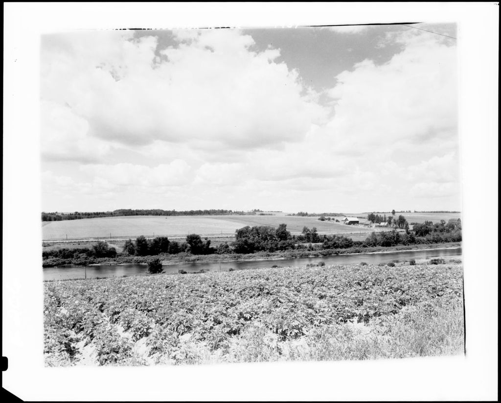 Miniature of Farms Along A River In Aroostook County