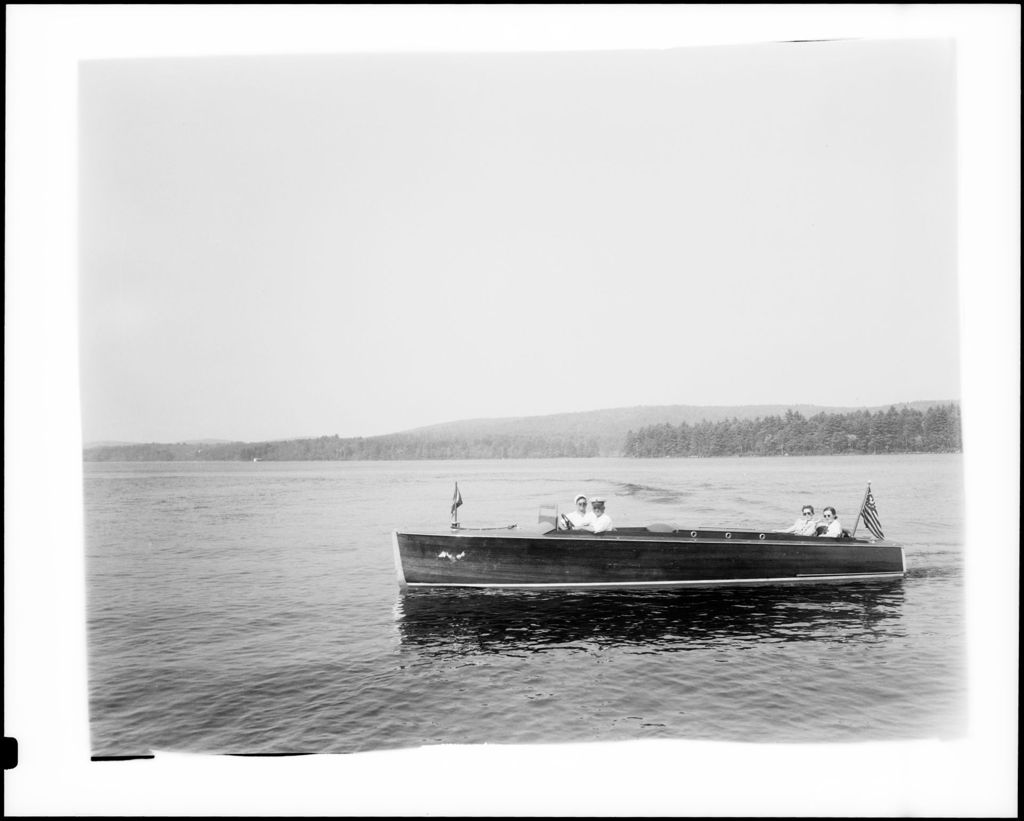 Miniature of Two Couples In A Nice Speed Boat In Rangeley