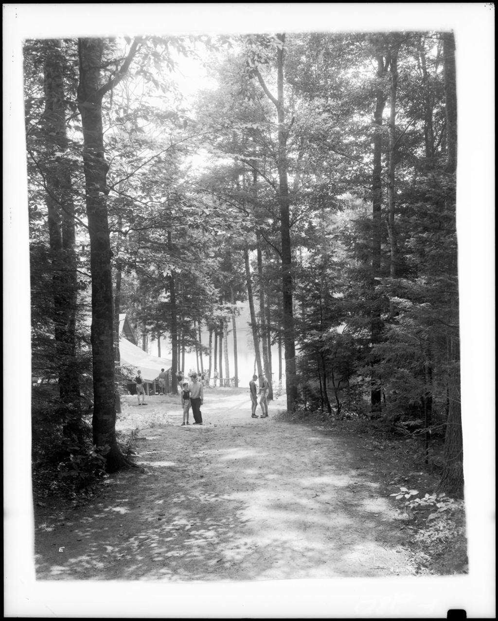 Miniature of A View Of Trout Lake Camp On A Lake In Stoneham
