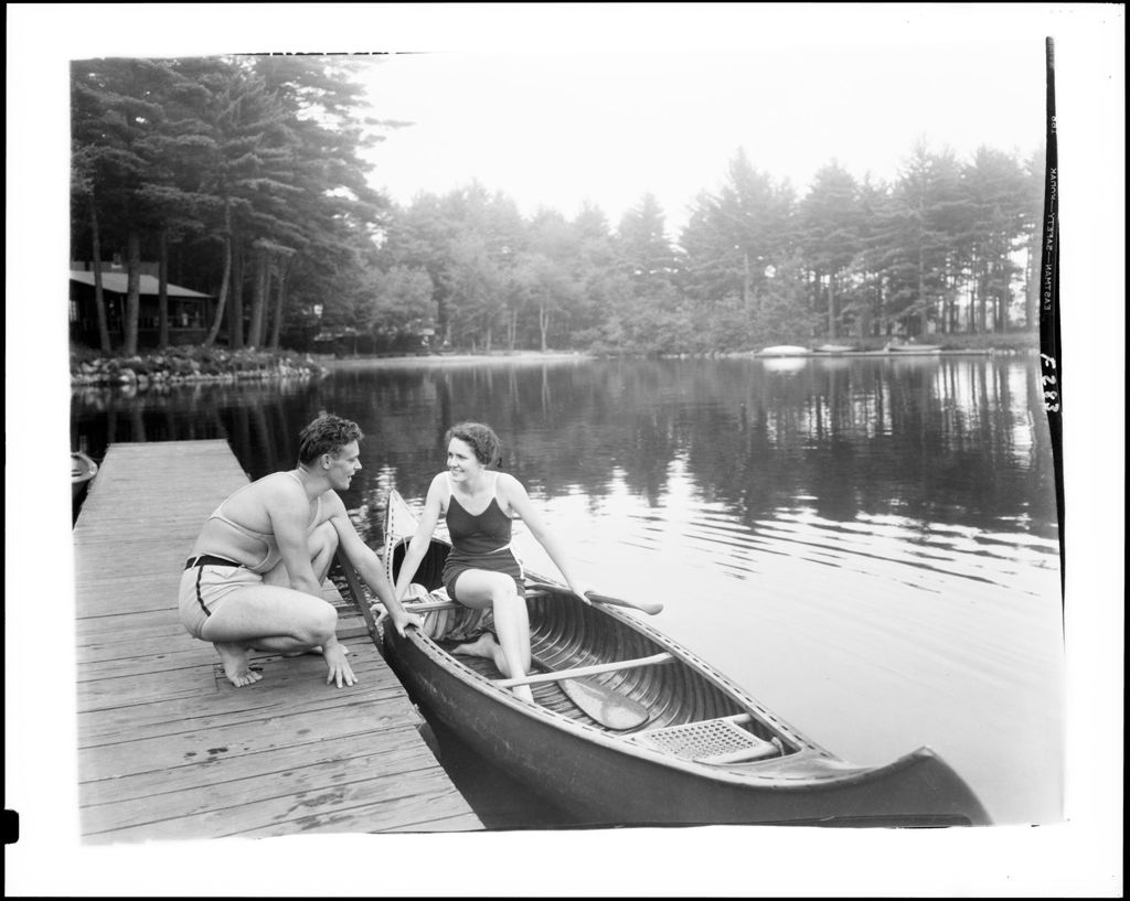 Miniature of Young People Getting Ready To Go Canoeing