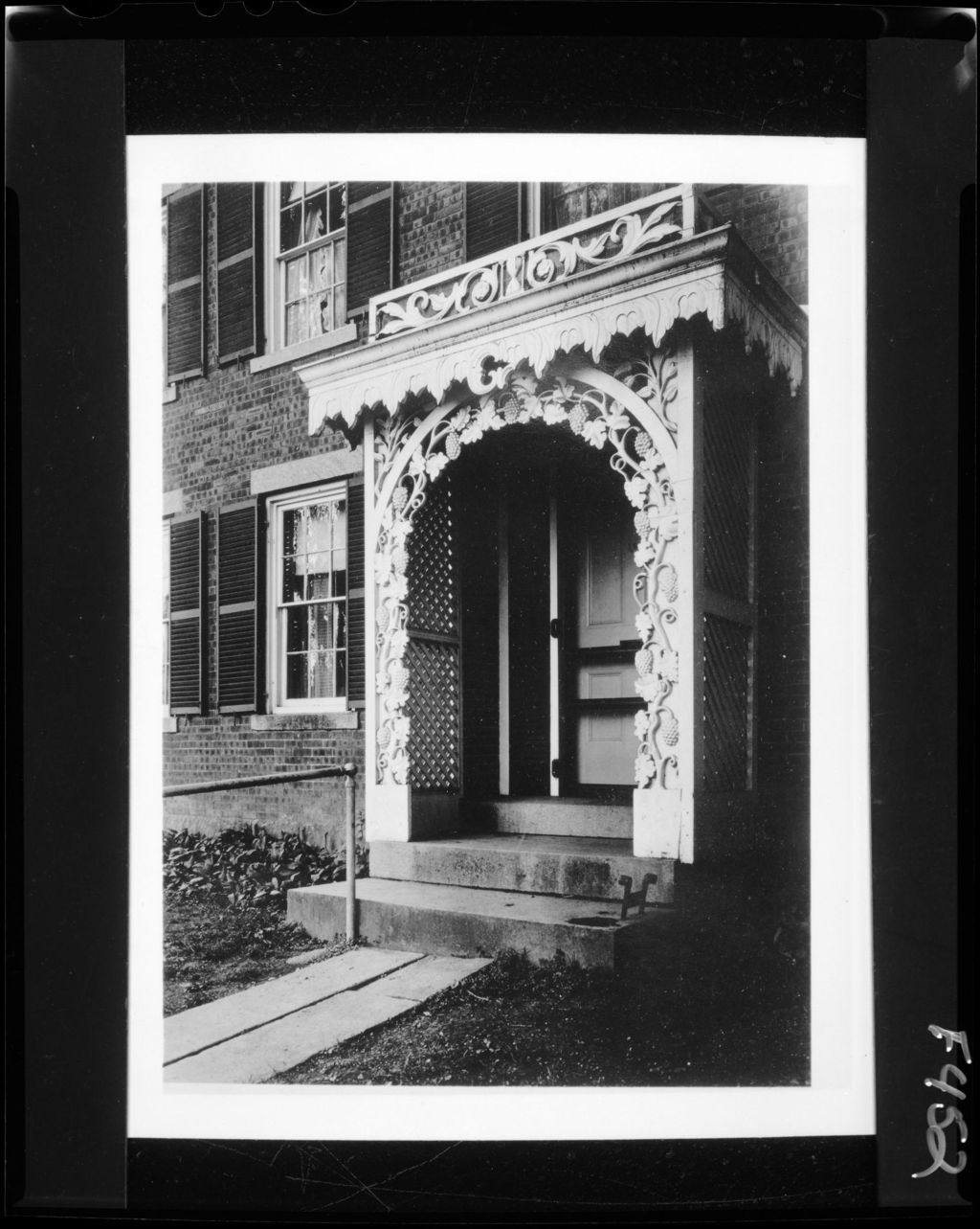 Miniature of Ornate Doorway On A House In Damariscotta