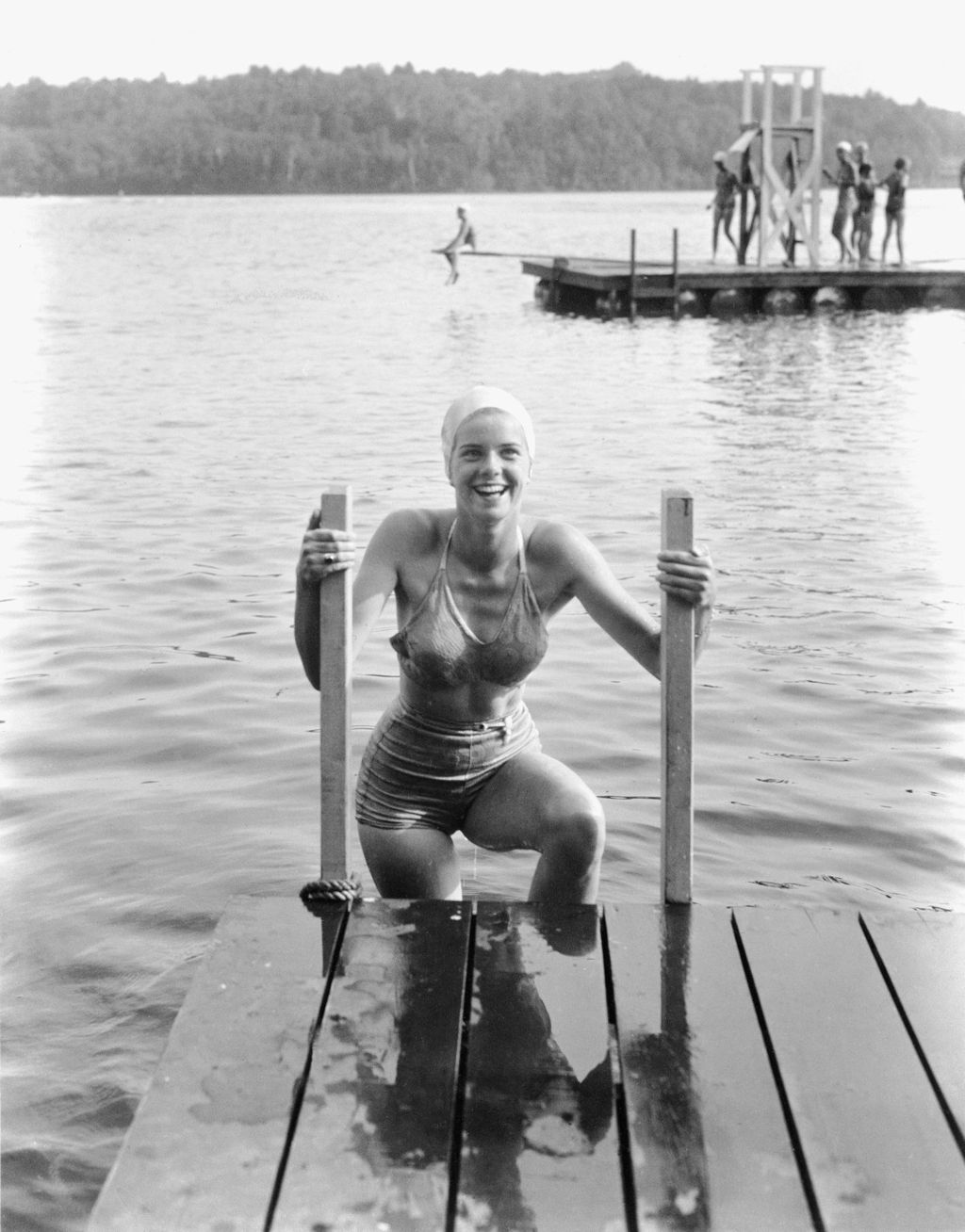 Miniature of Girl Swimming At Camp Paysock