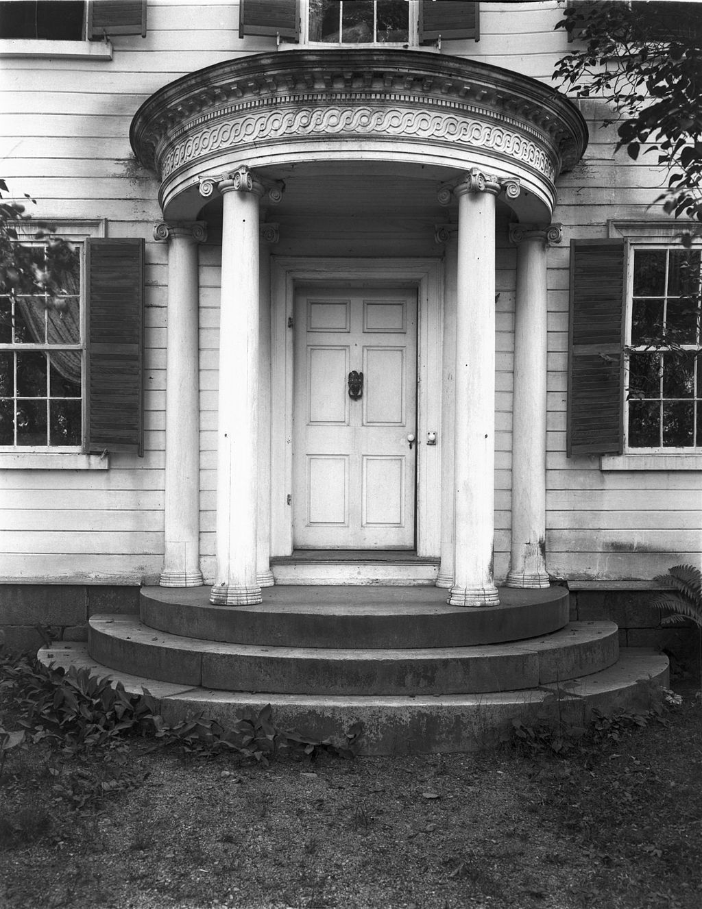 Miniature of Columned Doorway On A House In Wiscasset