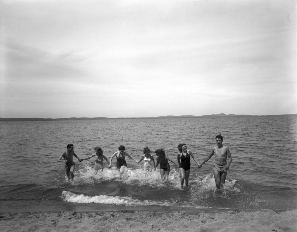 Miniature of Young People Swimming At East Sebago