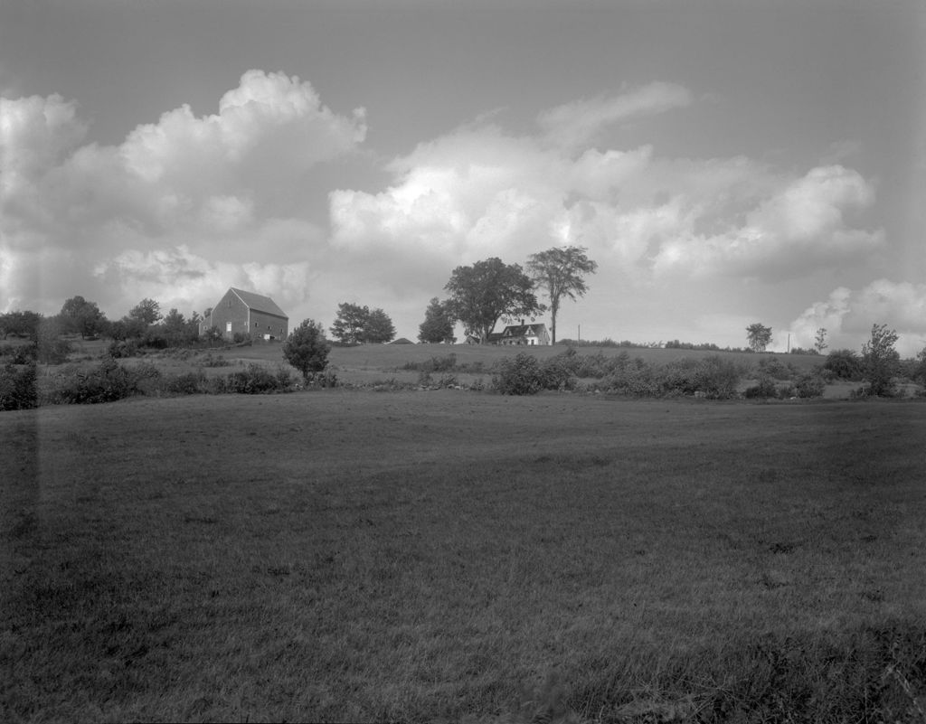 Miniature of Fields Below A House And Barn On A Hill In Union