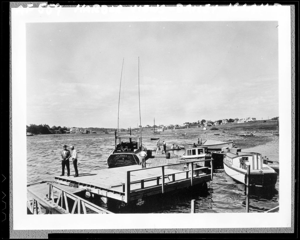 Miniature of Lobster Boats Tied Up To Float At Bailey Island