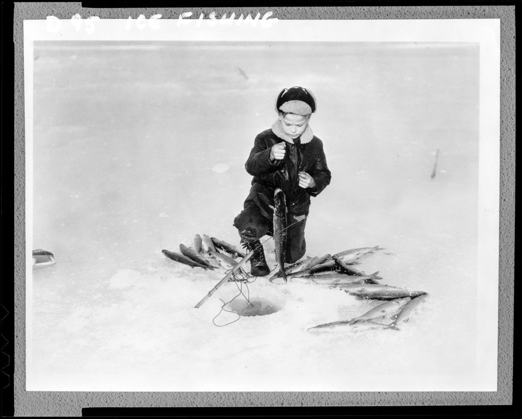 Miniature of Boy Ice Fishing