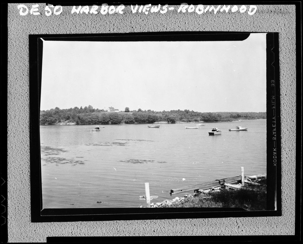 Miniature of Boats At Anchor In Narrow Cove