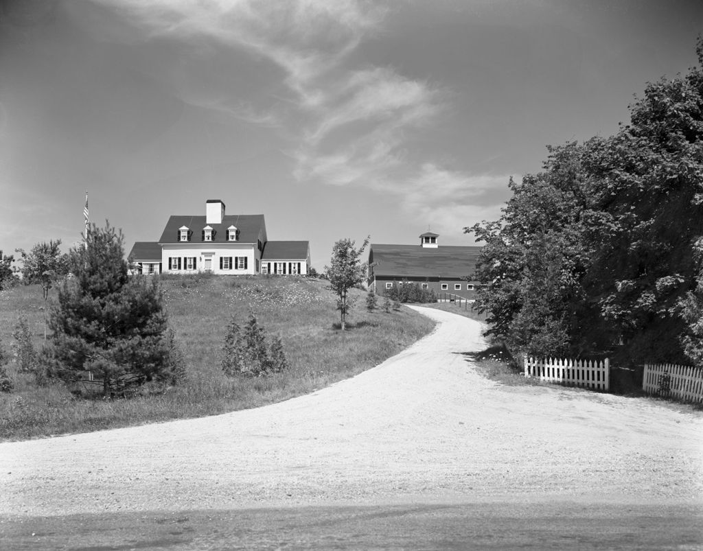 Miniature of Cape Style House In Blue Hill With Large Center Chimney