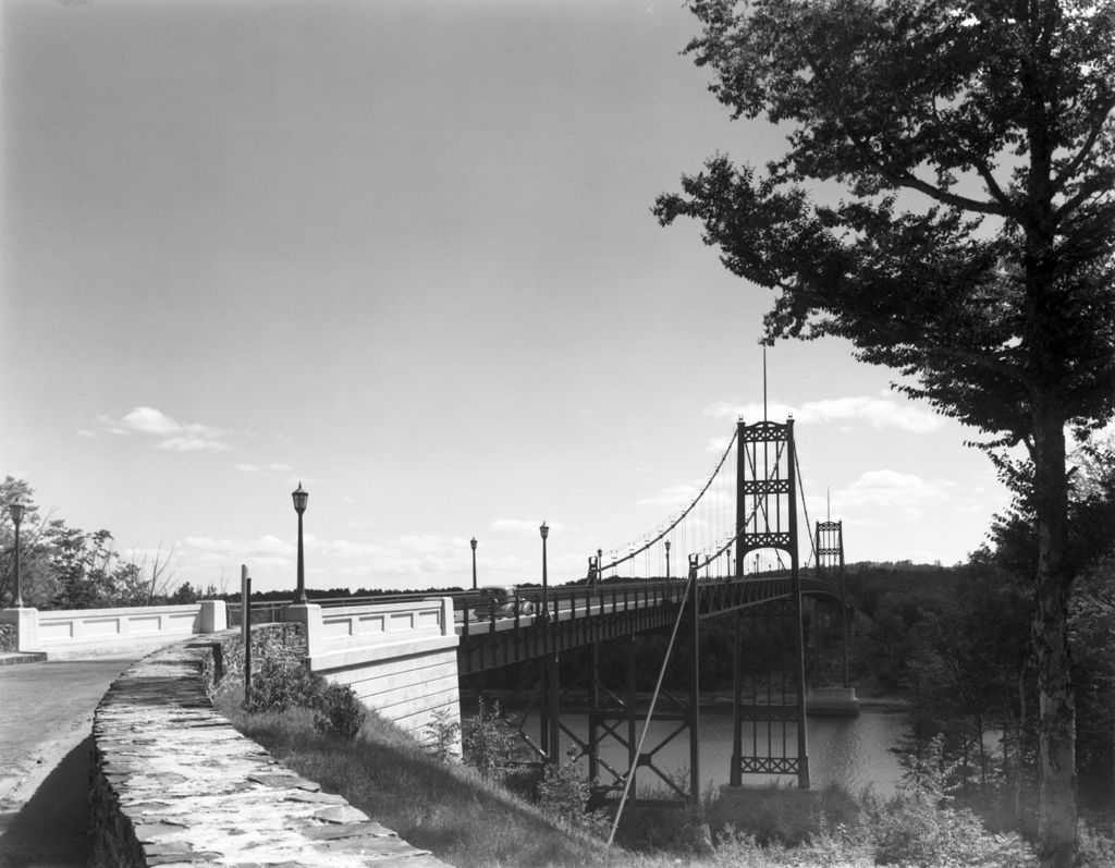 Miniature of Approach To Waldo-Hancock Bridge In Prospect