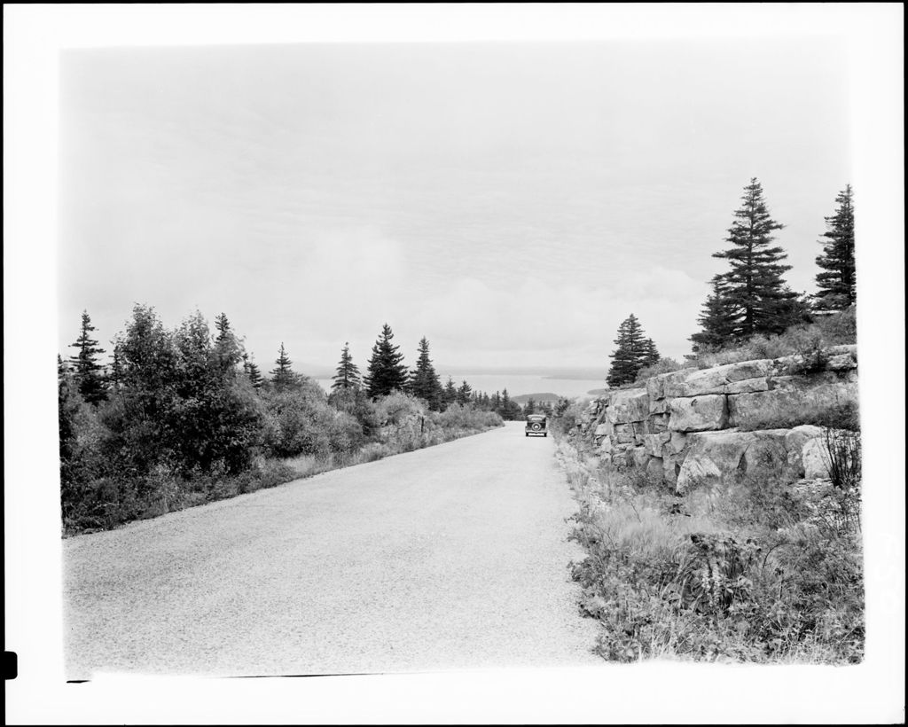 Miniature of Road Up Cadillac Mountain On Mount Desert Island