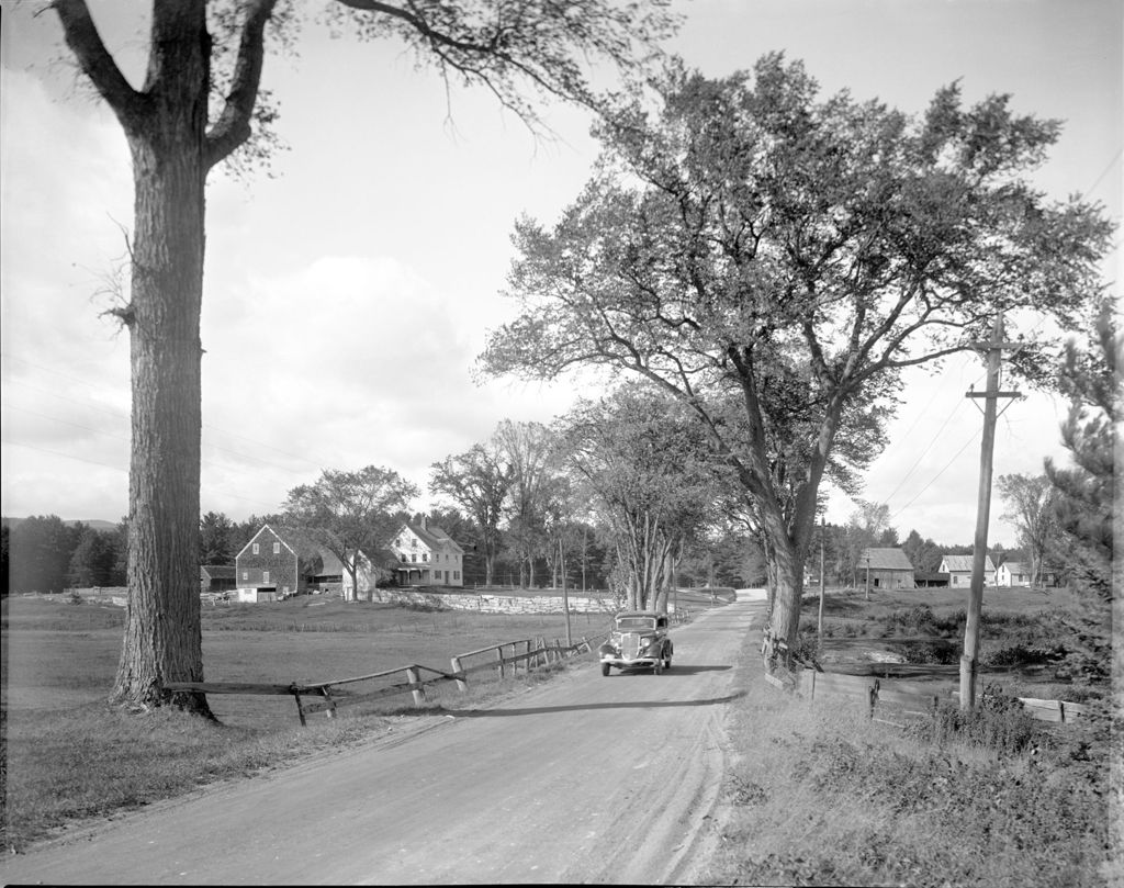 Miniature of Gravel Road Past Farms In Fryeburg