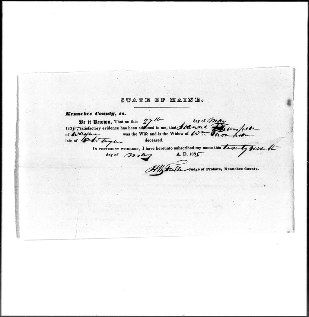 Miniature of Thompson, William (Wayne)