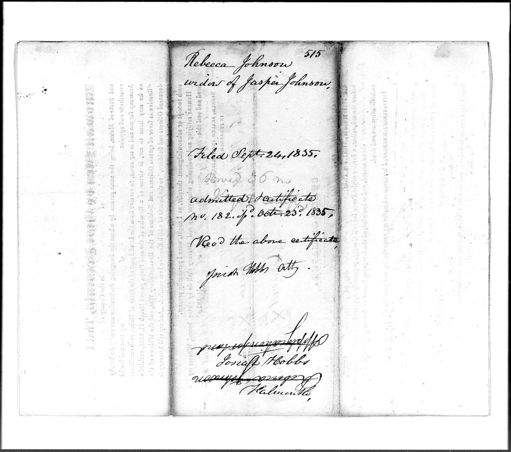 Miniature of Johnson, Jasper (Pownal)