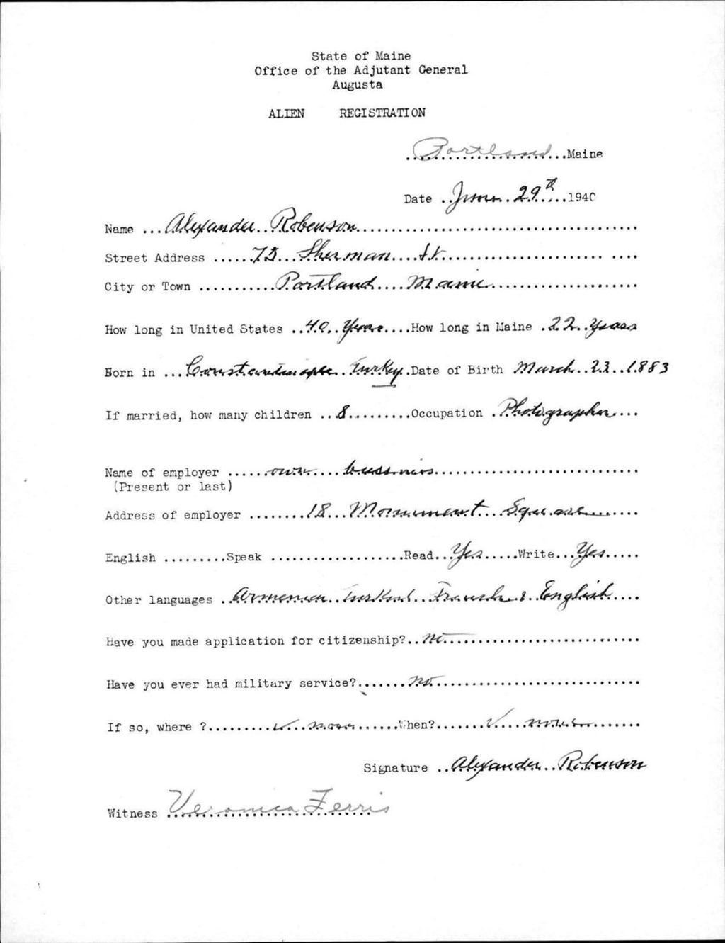 Alien Registration- Roberson, Alexander (Portland, Cumberland County)