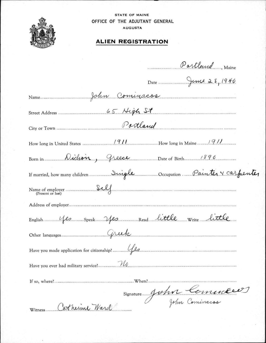 Alien Registration- Cominacos, John (Portland, Cumberland County)
